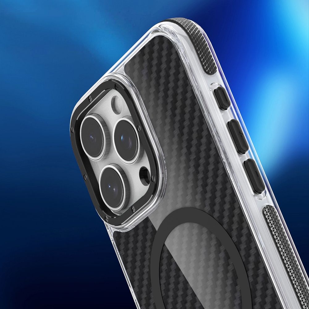 FIBER Case comapitble with MagSafe for SAMSUNG S25 EDGE black