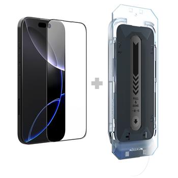 Tvrzené sklo Nillkin 2.5D CP+ PRO pro Apple iPhone 17 Pro Max, černá (s aplikátorem)