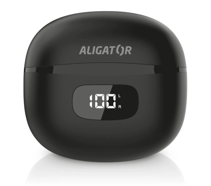 TWS sluchátka Aligator Pods ANC, černá
