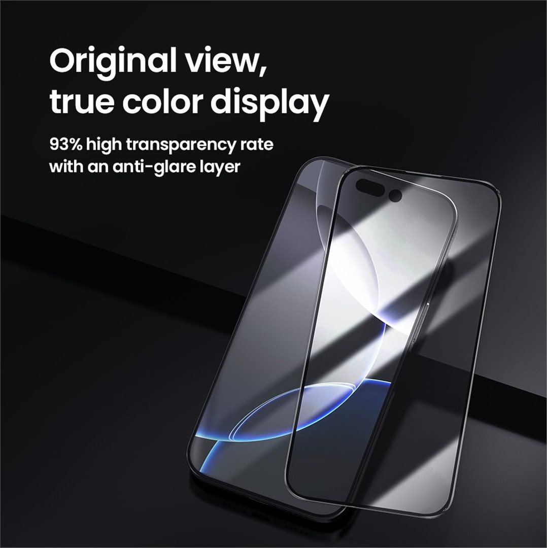 Tvrzené sklo Nillkin 2.5D CP+ PRO pro Apple iPhone 17, černá (s aplikátorem)