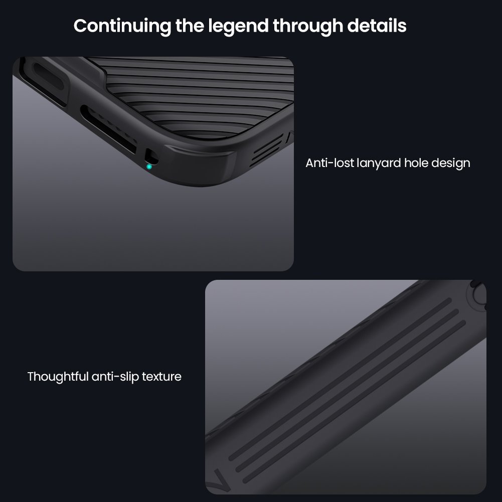 Nillkin CamShield PRO Zadní Kryt pro Apple iPhone 17 Pro Max Titanium Gray