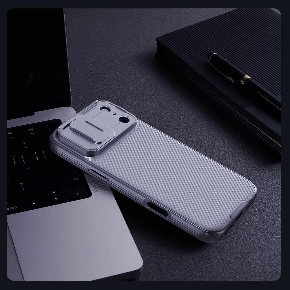 Nillkin CamShield PRO Zadní Kryt pro Apple iPhone 17 Pro Max Titanium Gray