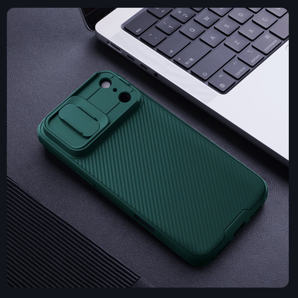 Nillkin CamShield PRO Zadní Kryt pro Apple iPhone 17 Pro Max Dark Green