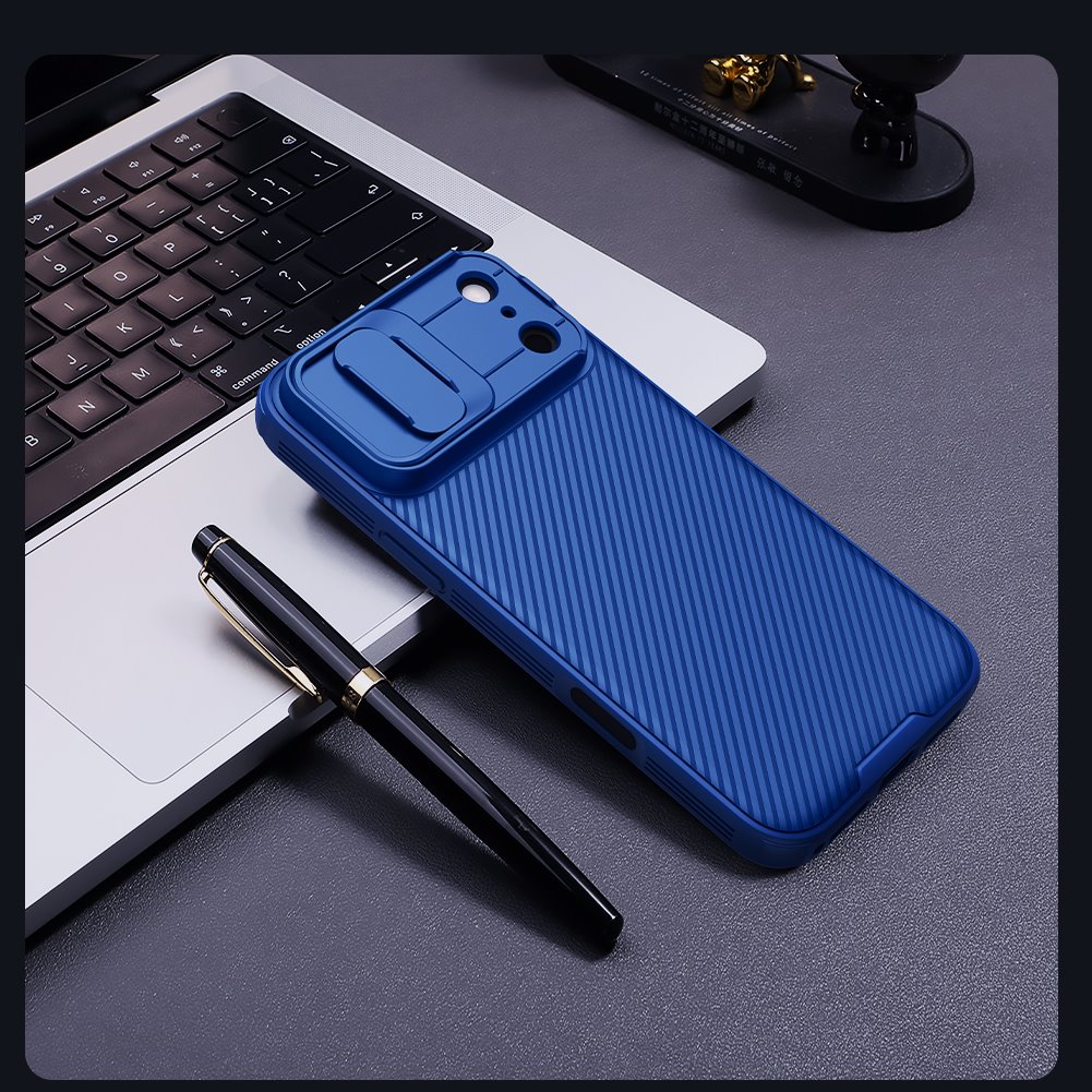 Nillkin CamShield PRO Zadní Kryt pro Apple iPhone 17 Pro Max Blue