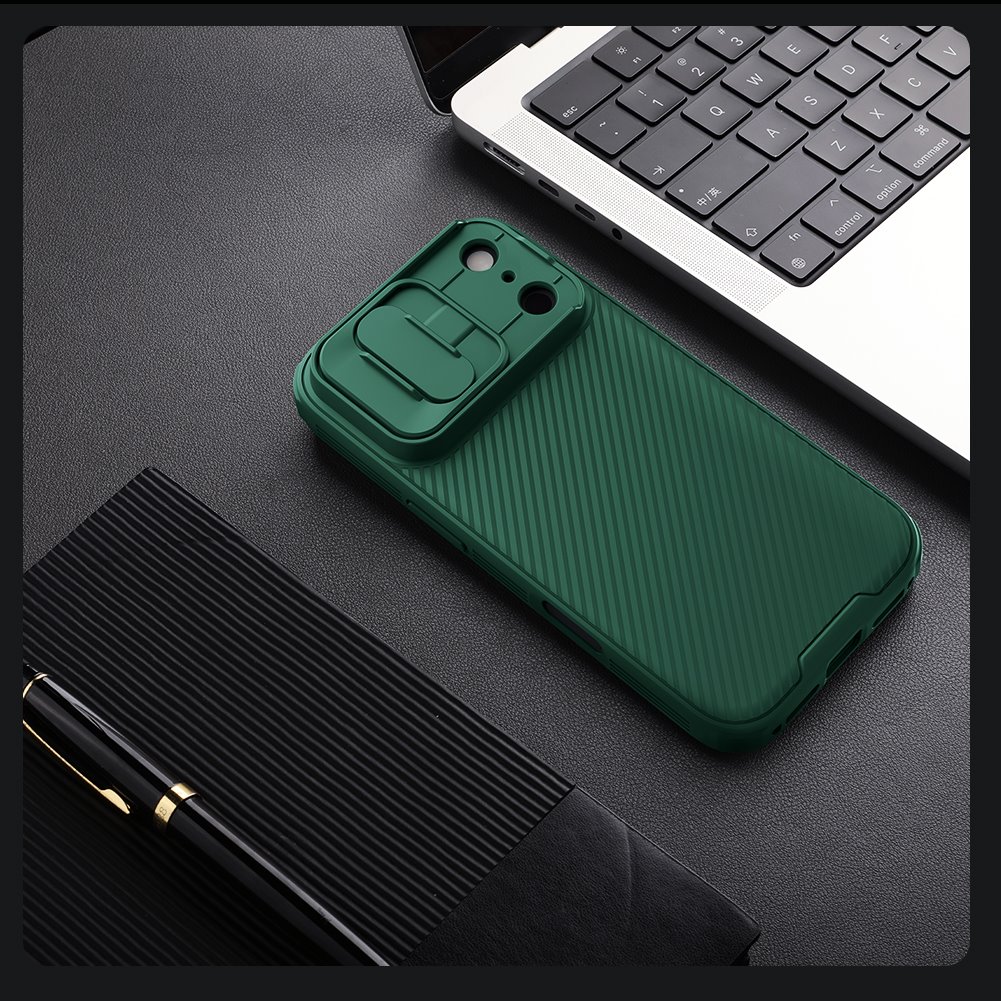 Nillkin CamShield PRO Zadní Kryt pro Apple iPhone 17 Pro Dark Green