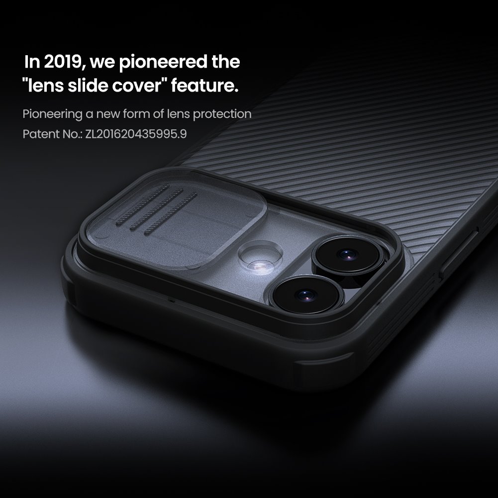 Nillkin CamShield PRO Zadní Kryt pro Apple iPhone 17 Transparent Black