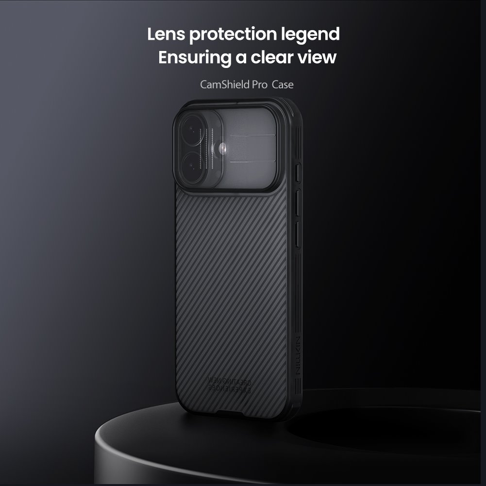 Nillkin CamShield PRO Zadní Kryt pro Apple iPhone 17 Transparent Black