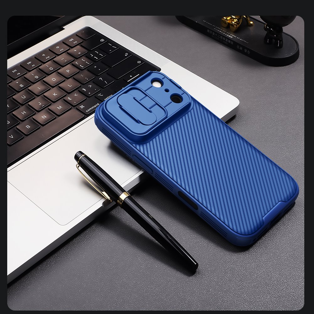 Nillkin CamShield PRO Zadní Kryt pro Apple iPhone 17 Pro Blue