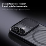 Nillkin CamShield PRO Magnetic Zadní Kryt pro Apple iPhone 17 Transparent Black