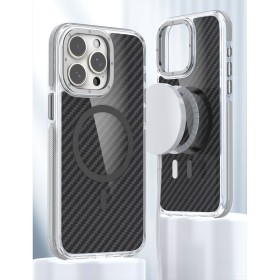 Zadný kryt FIBER Case comapitble with MagSafe pre Apple iPhone 16e, sivá