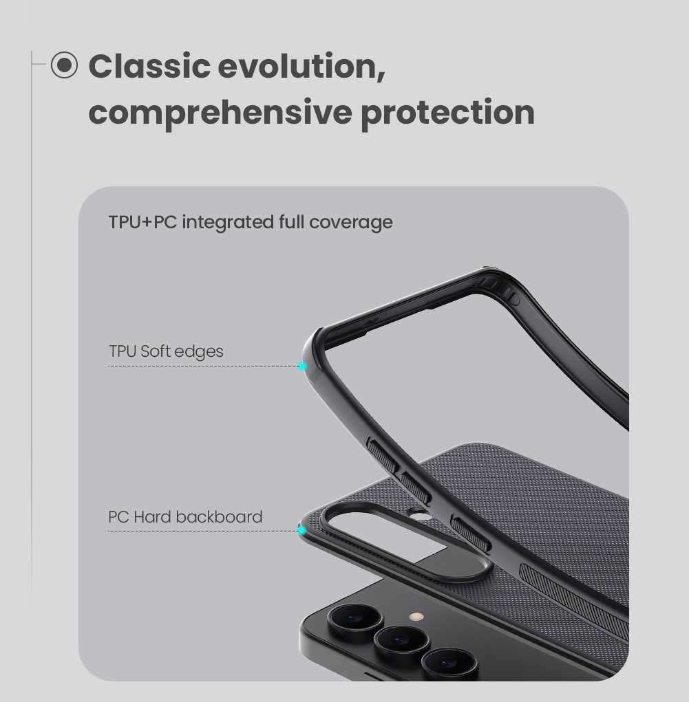 Nillkin Super Frosted PRO Magnetic Zadní Kryt pro Samsung Galaxy S25 FE Black