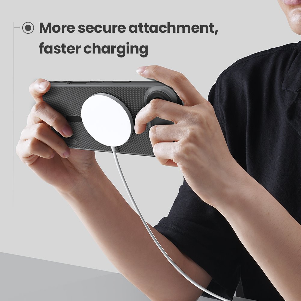 Nillkin Super Frosted PRO Magnetic Zadní Kryt pro Apple iPhone Air Transparent Black