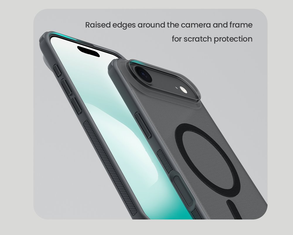 Nillkin Super Frosted PRO Magnetic Zadní Kryt pro Apple iPhone Air Transparent Black