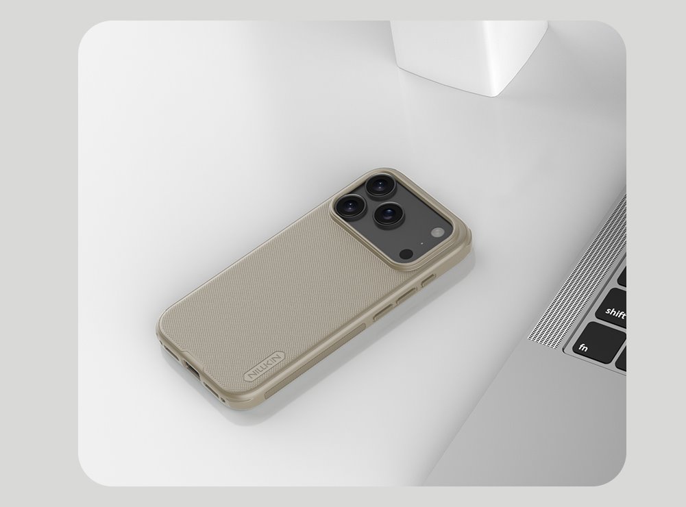 Nillkin Super Frosted PRO Zadní Kryt pro Apple iPhone 17 Pro Max Golden