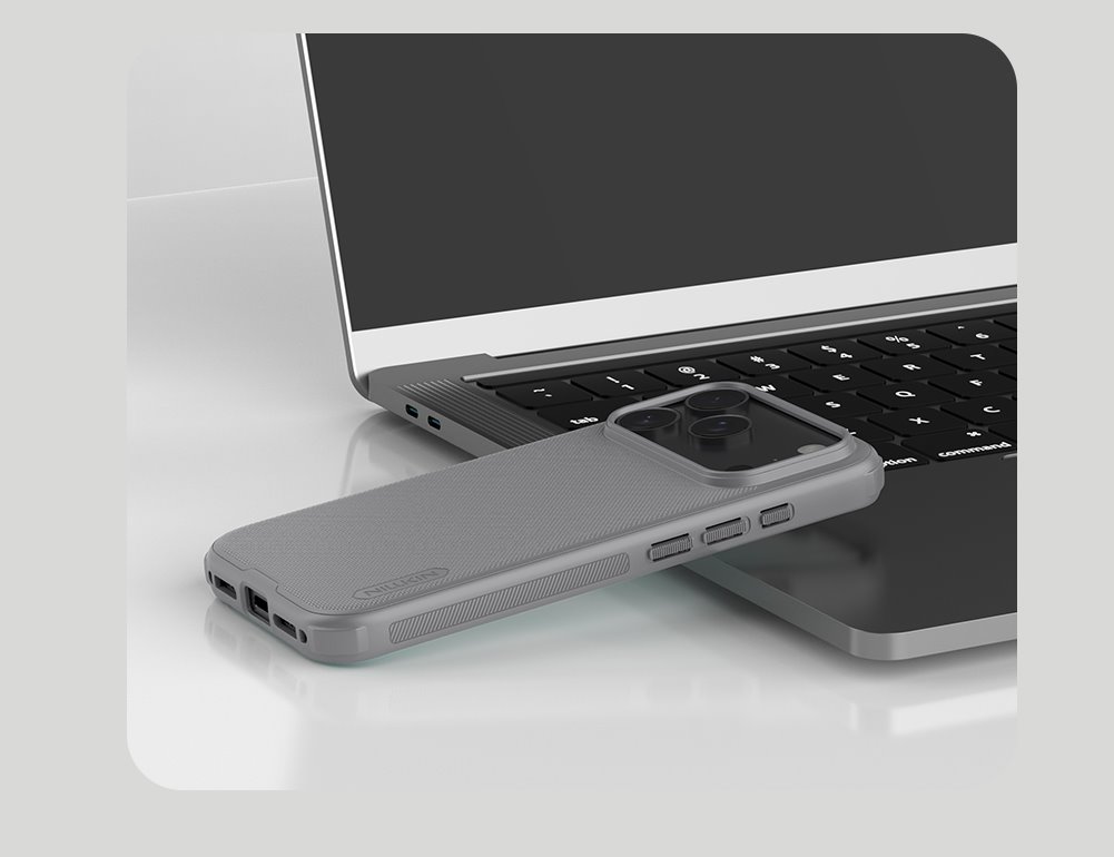 Nillkin Super Frosted PRO Zadní Kryt pro Apple iPhone 17 Pro Max Titanium Gray