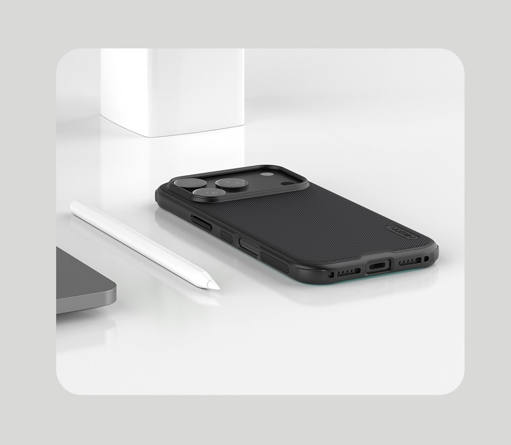 Nillkin Super Frosted PRO Zadní Kryt pro Apple iPhone 17 Pro Max Black