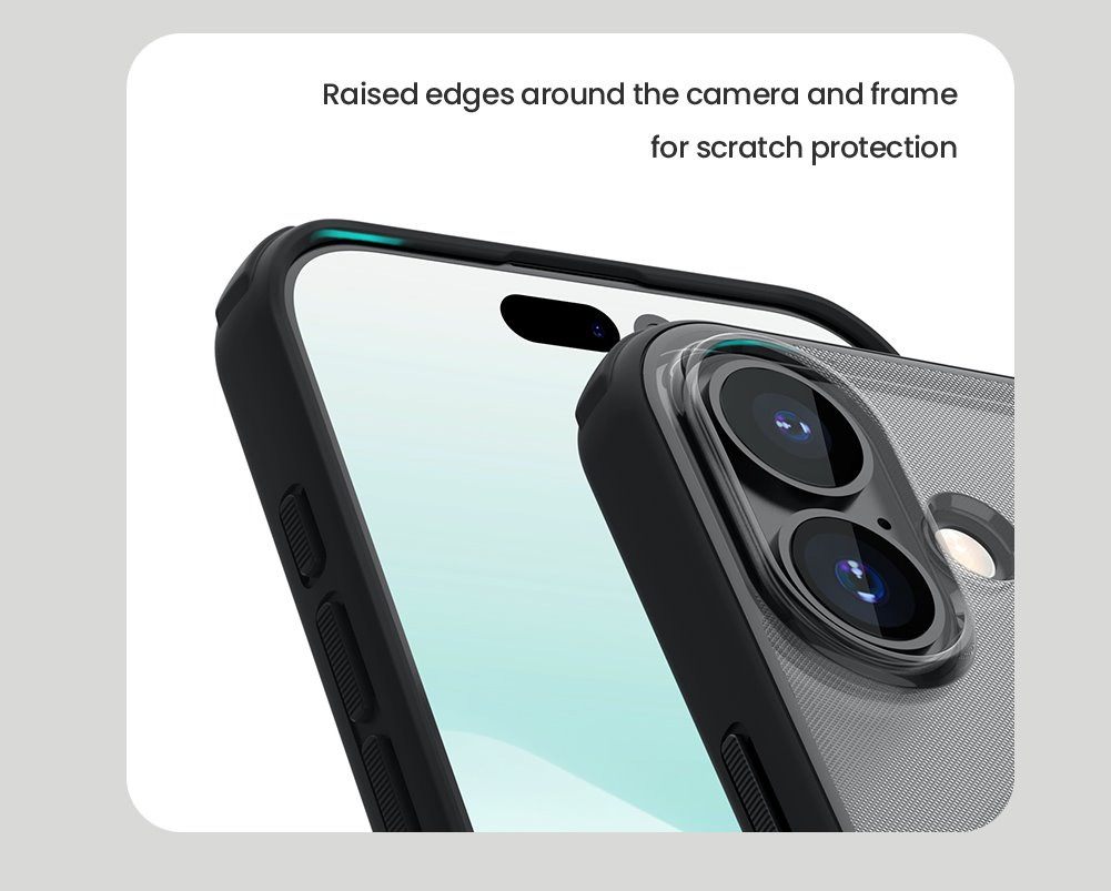 Nillkin Super Frosted PRO Zadní Kryt pro Apple iPhone 17 Transparent Black