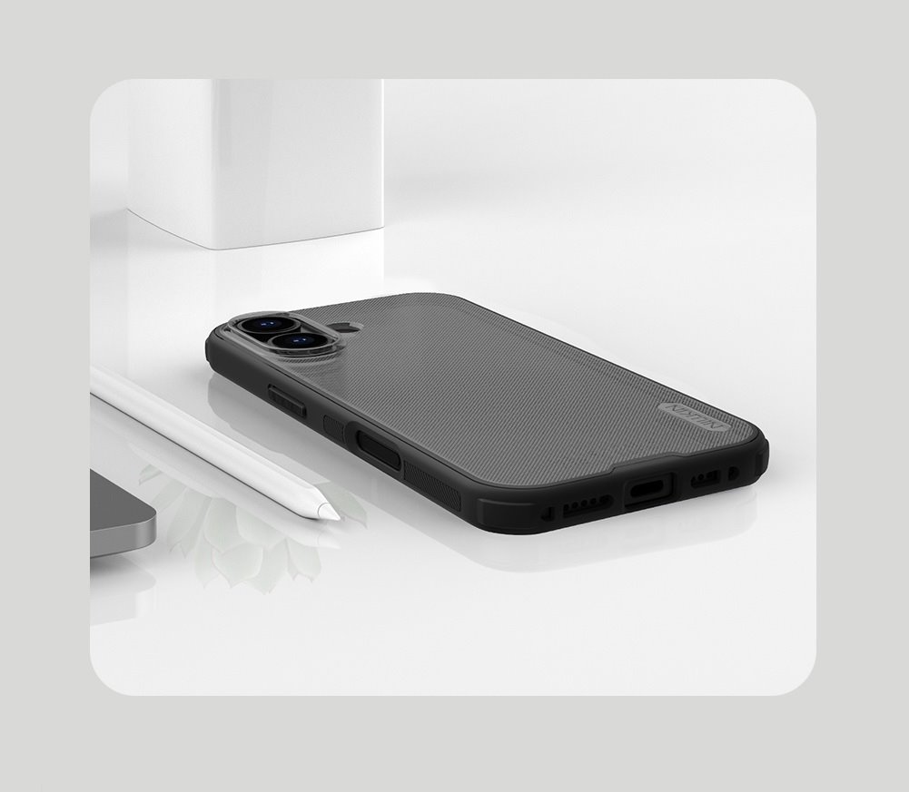 Nillkin Super Frosted PRO Zadní Kryt pro Apple iPhone 17 Transparent Black