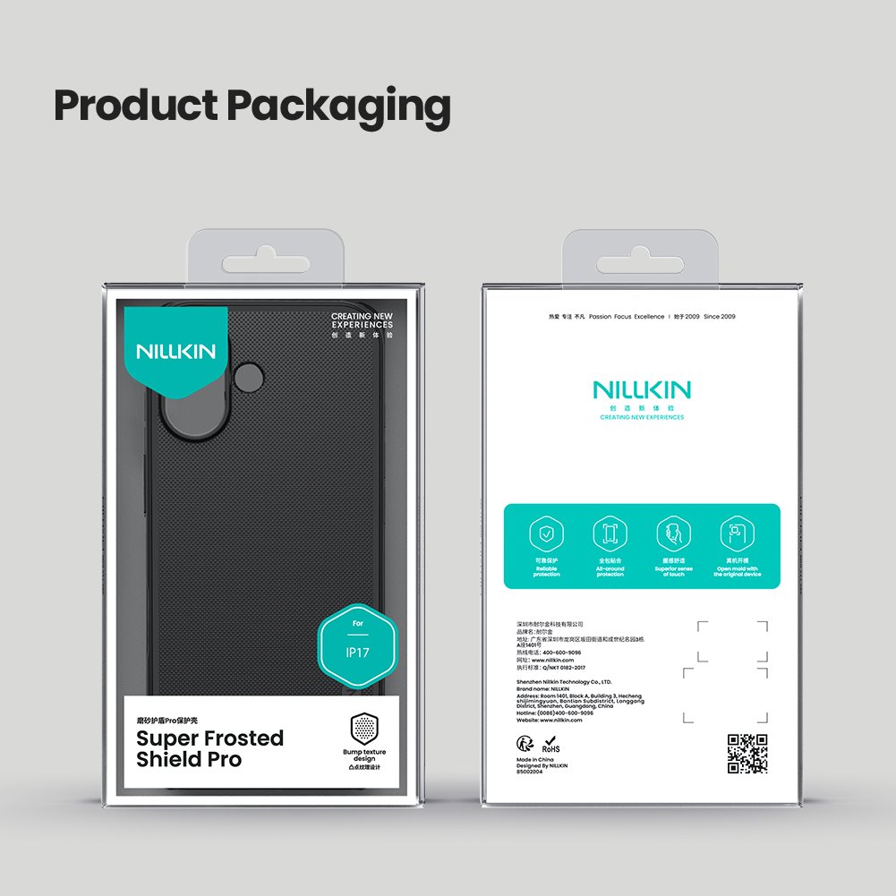 Nillkin Super Frosted PRO Zadní Kryt pro Apple iPhone 17 Blue