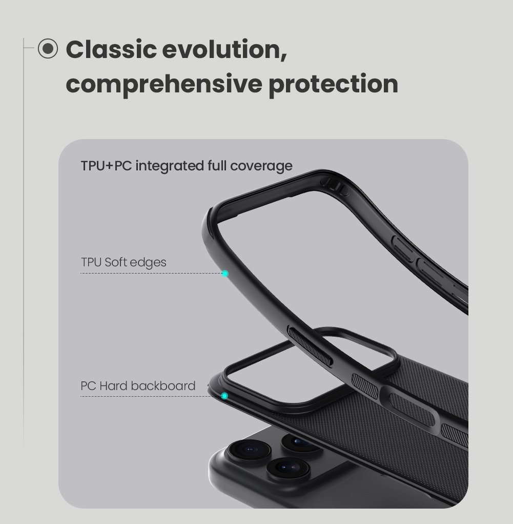 Nillkin Super Frosted PRO Zadní Kryt pro Apple iPhone 17 Pro Black