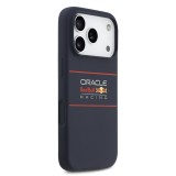 Red Bull Silicone Horizontal Logo MagSafe Zadní Kryt pro iPhone 17 Pro Max Navy