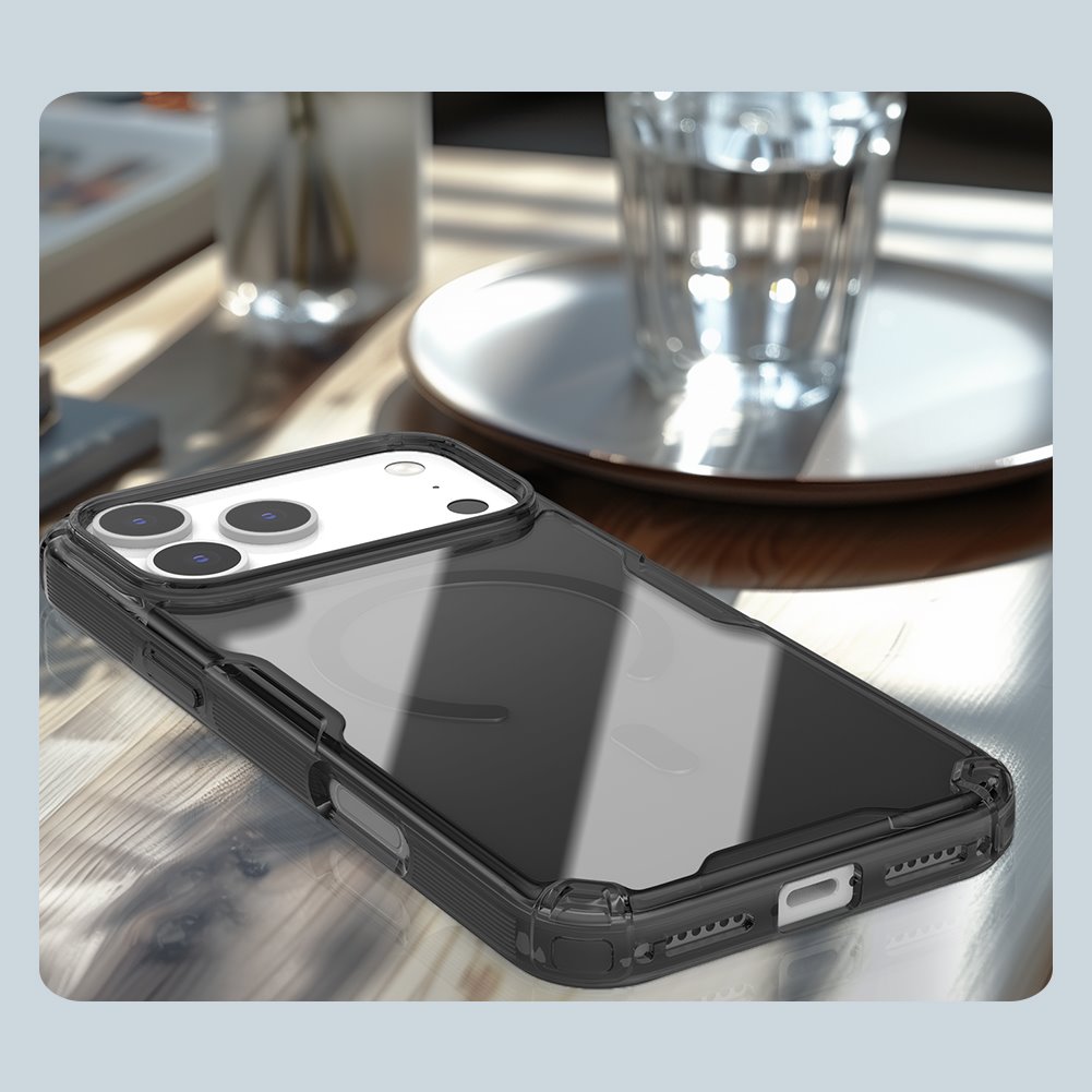 Nillkin Nature TPU PRO Magnetic Kryt pro Apple iPhone 17 Pro Max Transparent Black