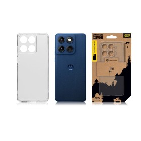 Zadný kryt Tactical TPU Plyo pre Motorola Edge 60, transparentný
