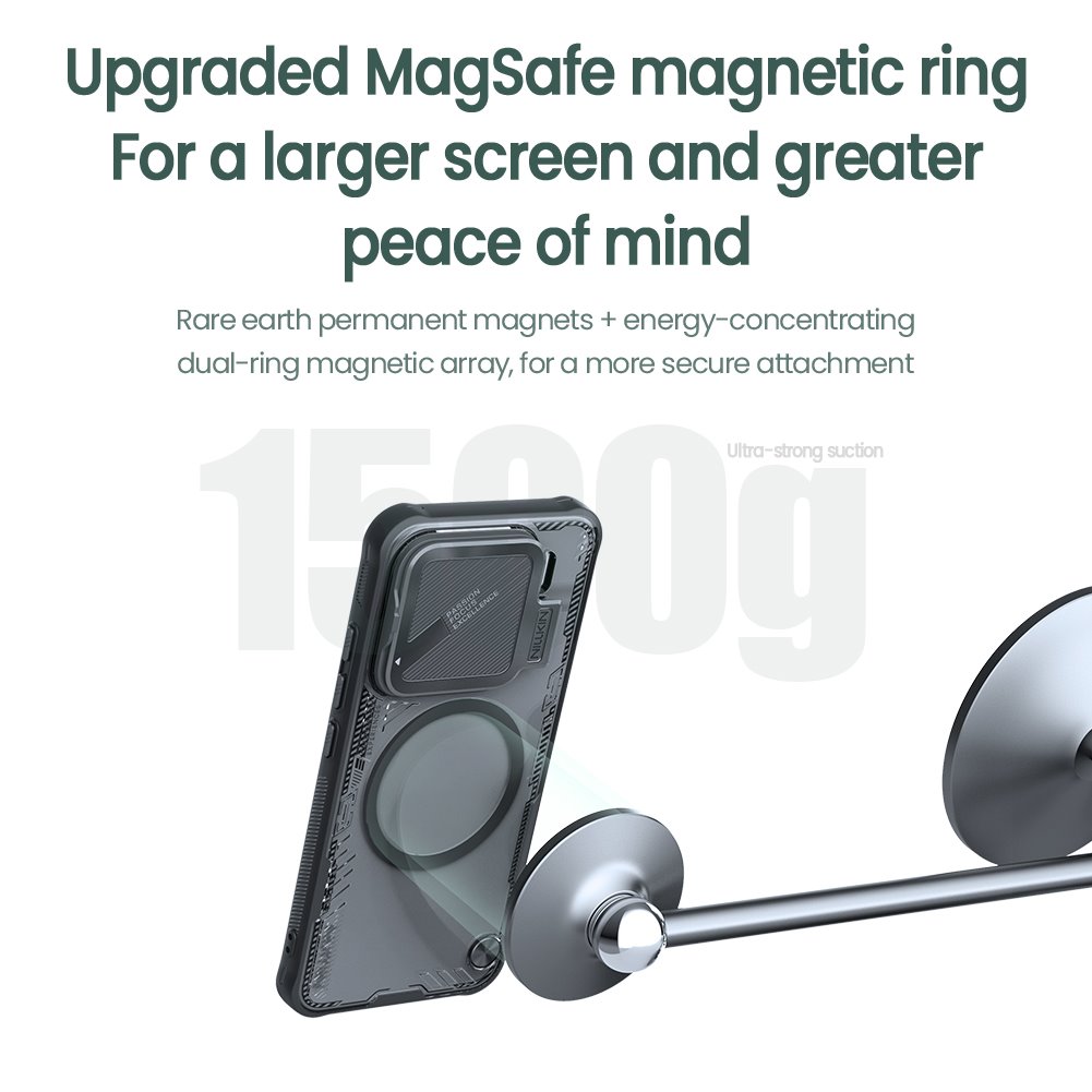 Nillkin Iceblade Prop Magnetic Kryt pro Xiaomi 15 Dark Night Black