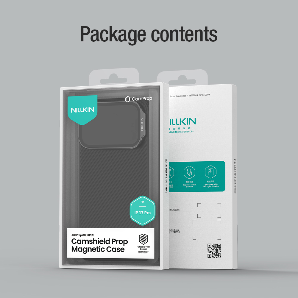 Nillkin CamShield Prop Magnetic Zadní Kryt pro Apple iPhone 17 Pro Black