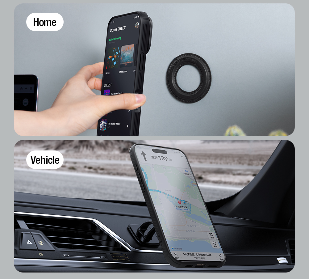 Nillkin CamShield Prop Magnetic Zadní Kryt pro Apple iPhone 17 Pro Black