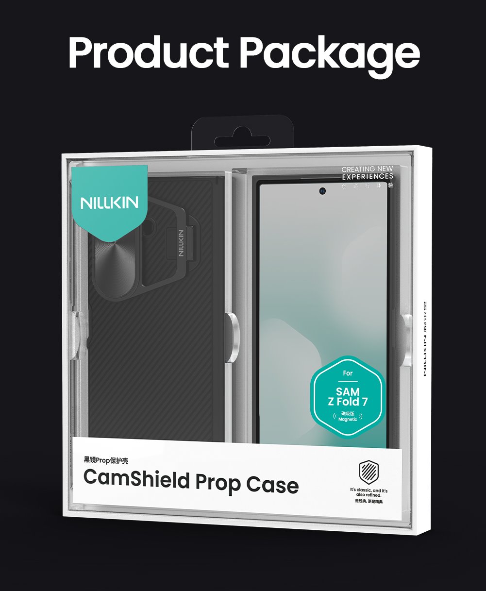 Nillkin CamShield Prop Magnetic Zadní Kryt pro Samsung Galaxy Z Fold 7 Black