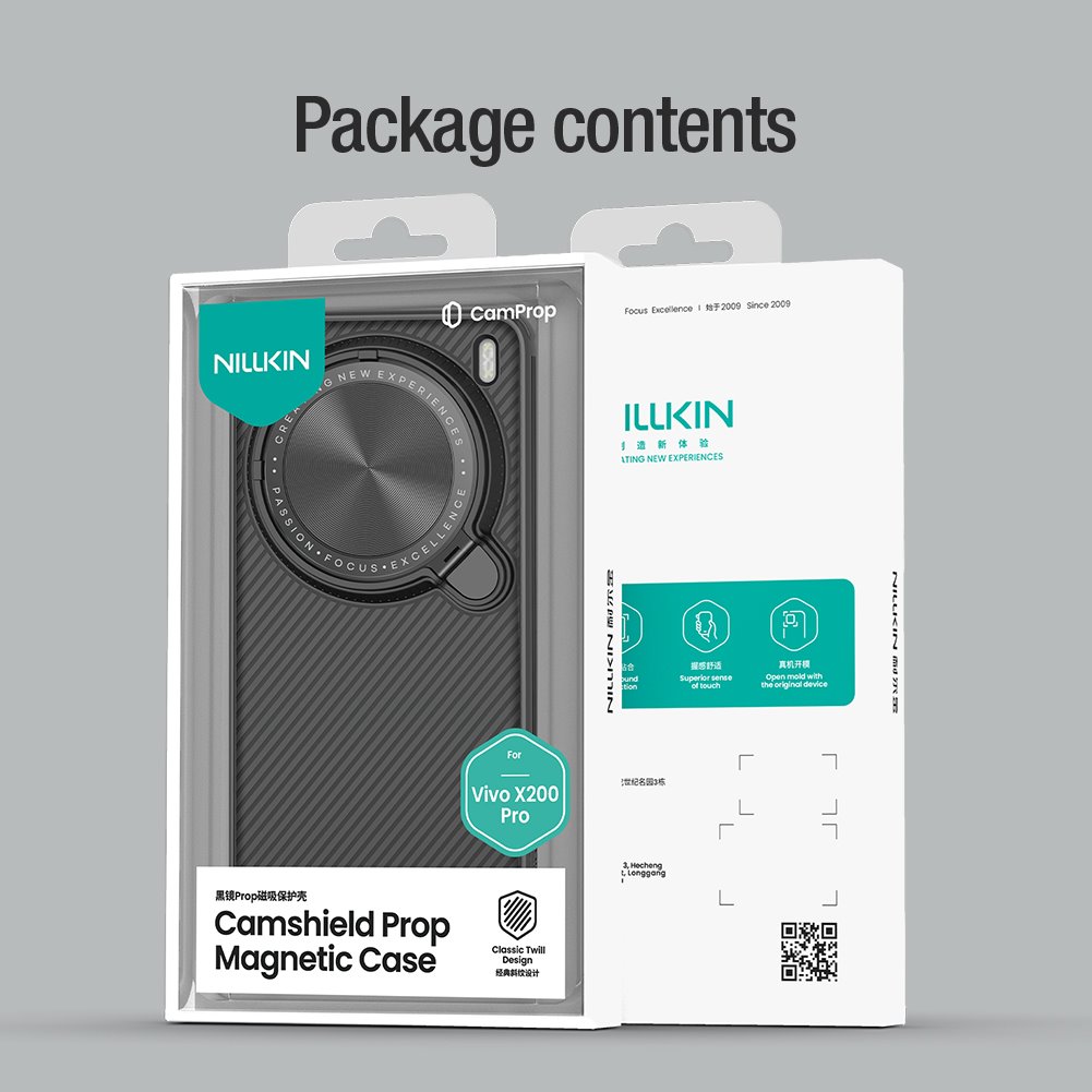 Nillkin CamShield Prop Magnetic Zadní Kryt pro Vivo X200 Pro Black