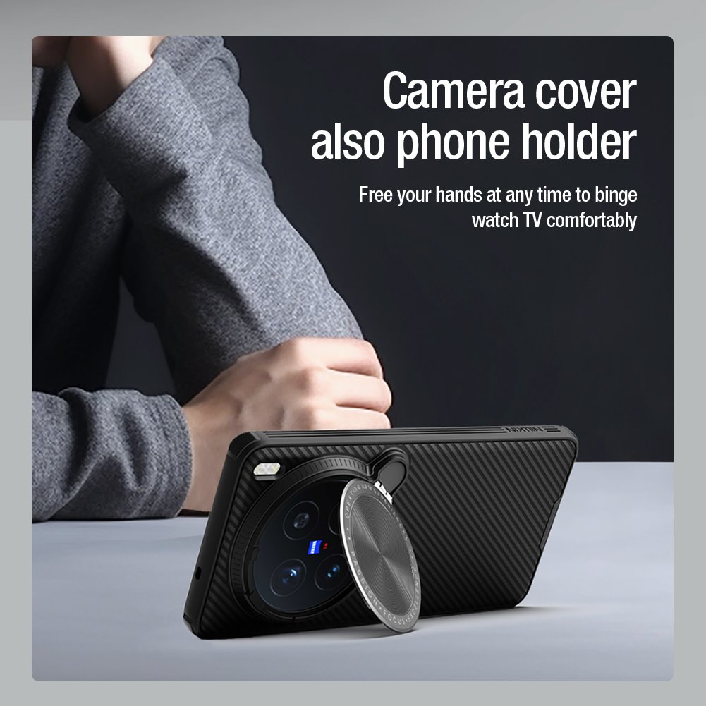 Nillkin CamShield Prop Magnetic Zadní Kryt pro Vivo X200 Pro Black