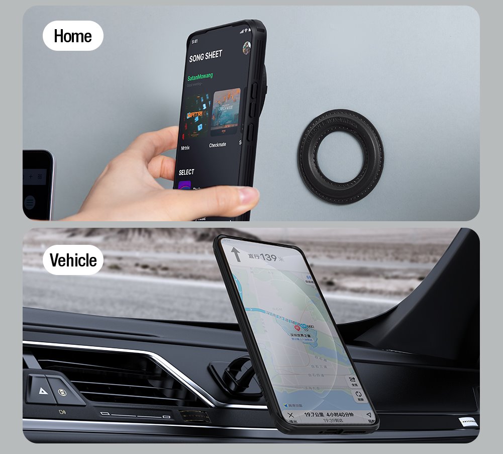 Nillkin CamShield Prop Magnetic Zadní Kryt pro Xiaomi 15 Ultra Black