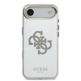 Zadný kryt Guess PC/TPU Mirror 4G Glitter Logo MagSafe pre Apple iPhone Air, zlatá