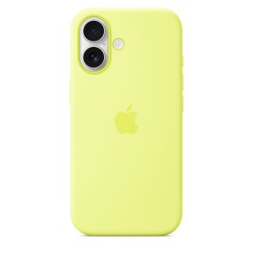 Originálny kryt Silicone Case with MagSafe pre Apple iPhone 17, neon yellow