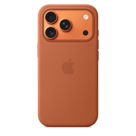 Originálny kryt Silicone Case with MagSafe pre Apple iPhone 17 Pro Max, terra cotta