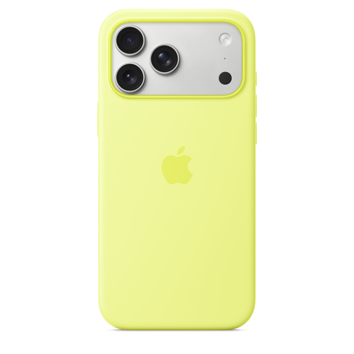 Originálny kryt Silicone Case with MagSafe pre Apple iPhone 17 Pro Max, neon yellow