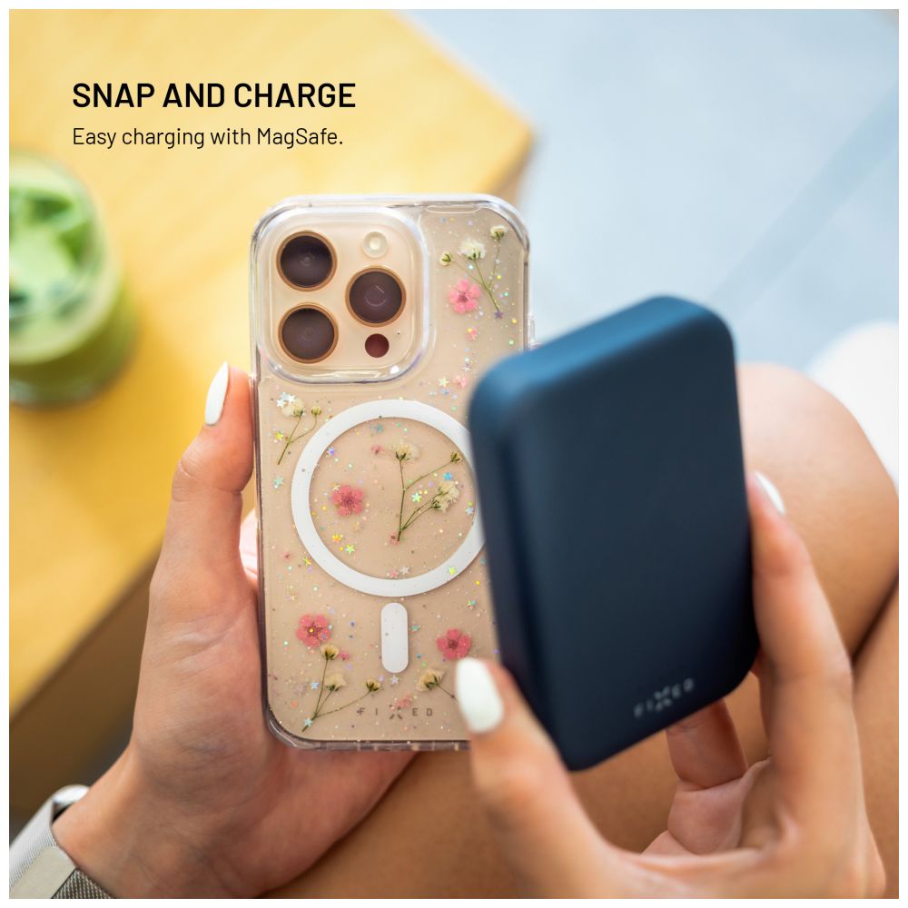 Zadní kryt FIXED MagBloom s podporou MagSafe pro Apple iPhone 13, Blush Plum