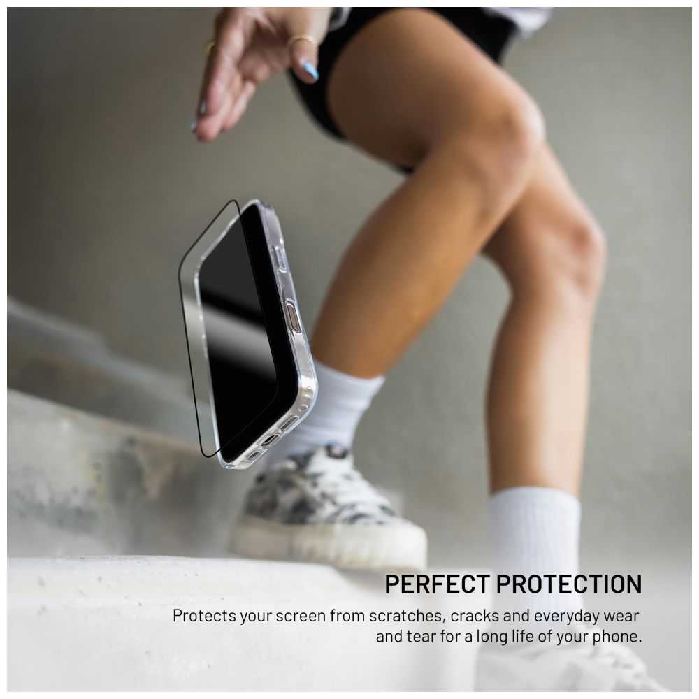 Tvrzené sklo FIXED Full-Cover s aplikátorem pro Samsung Galaxy S26 FE, 2ks, černé