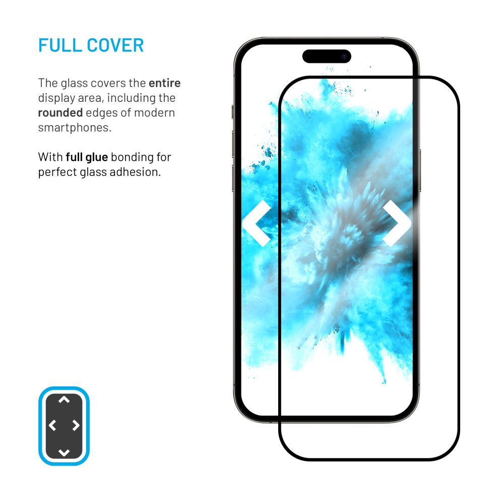 Tvrzené sklo FIXED Full-Cover s aplikátorem pro Samsung Galaxy A37 5G, 2ks, černé