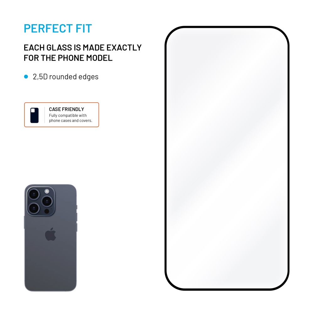 Ochranné tvrzené sklo FIXED Full-Cover pro Realme Note 70T, černé