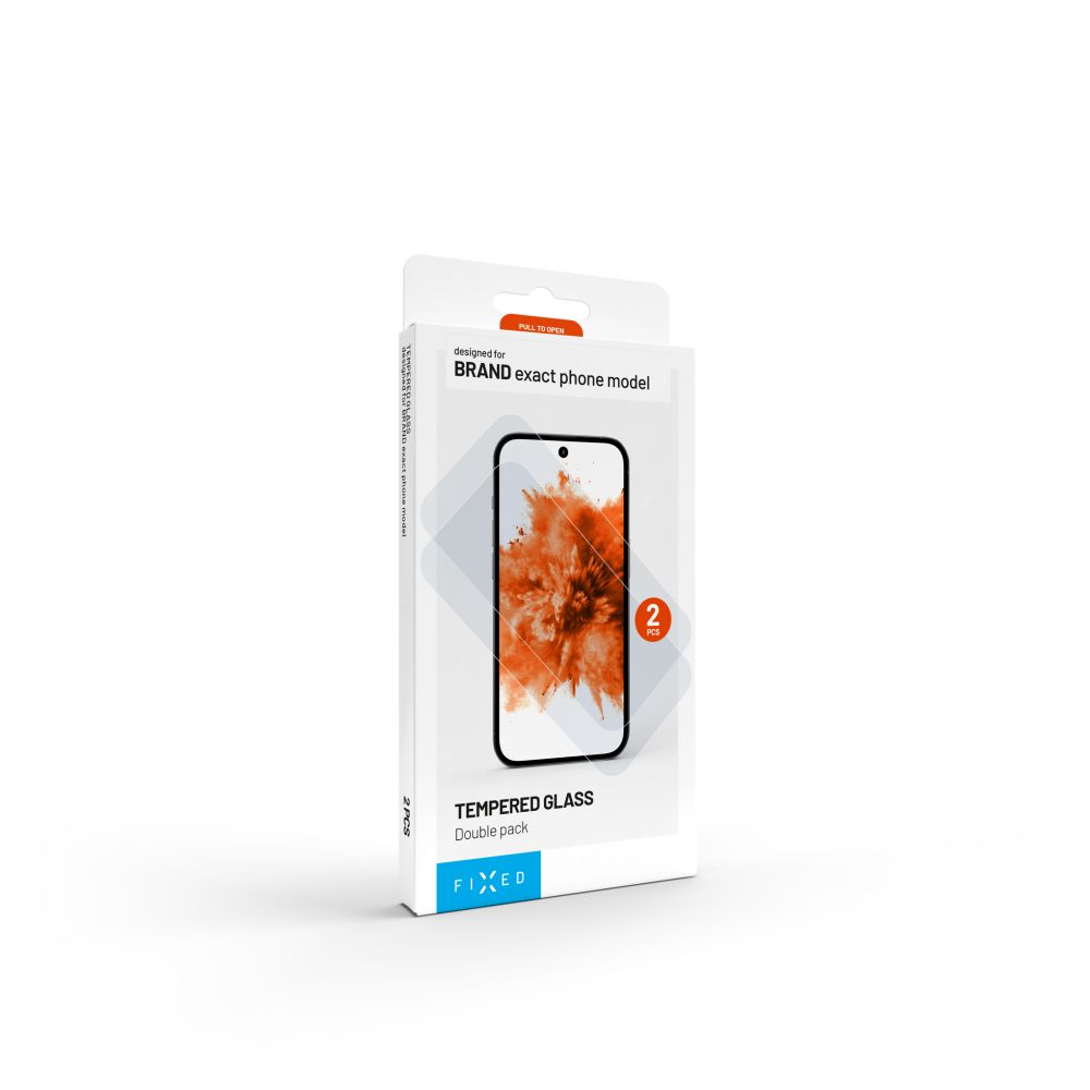Ochranné tvrzené sklo FIXED pro Xiaomi Redmi Note 15 4G, 2ks, čirá
