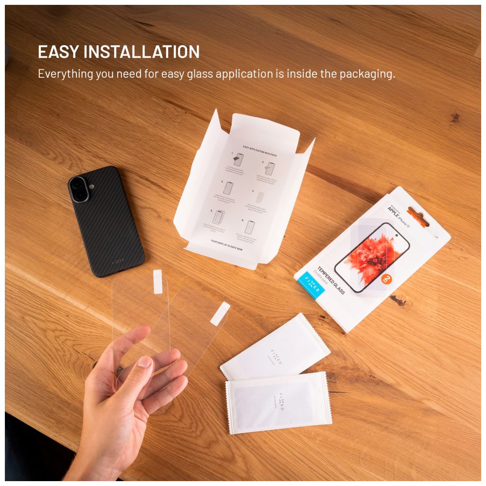 Tvrzené sklo FIXED pro Motorola Moto G86 Power, 2ks, čiré