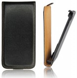 Kožené pouzdro ForCell Slim Flip pro Samsung G386 Galaxy Core LTE, černé 