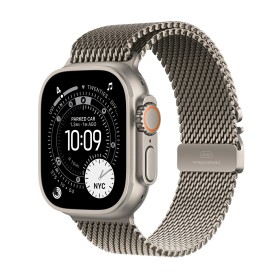 Apple Watch Ultra 3 - 49mm Milanese Loop prírodne titánové M