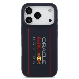 Zadný kryt Red Bull Silicone Vertical Logo MagSafe pre Apple iPhone 17 Pro Max, navy