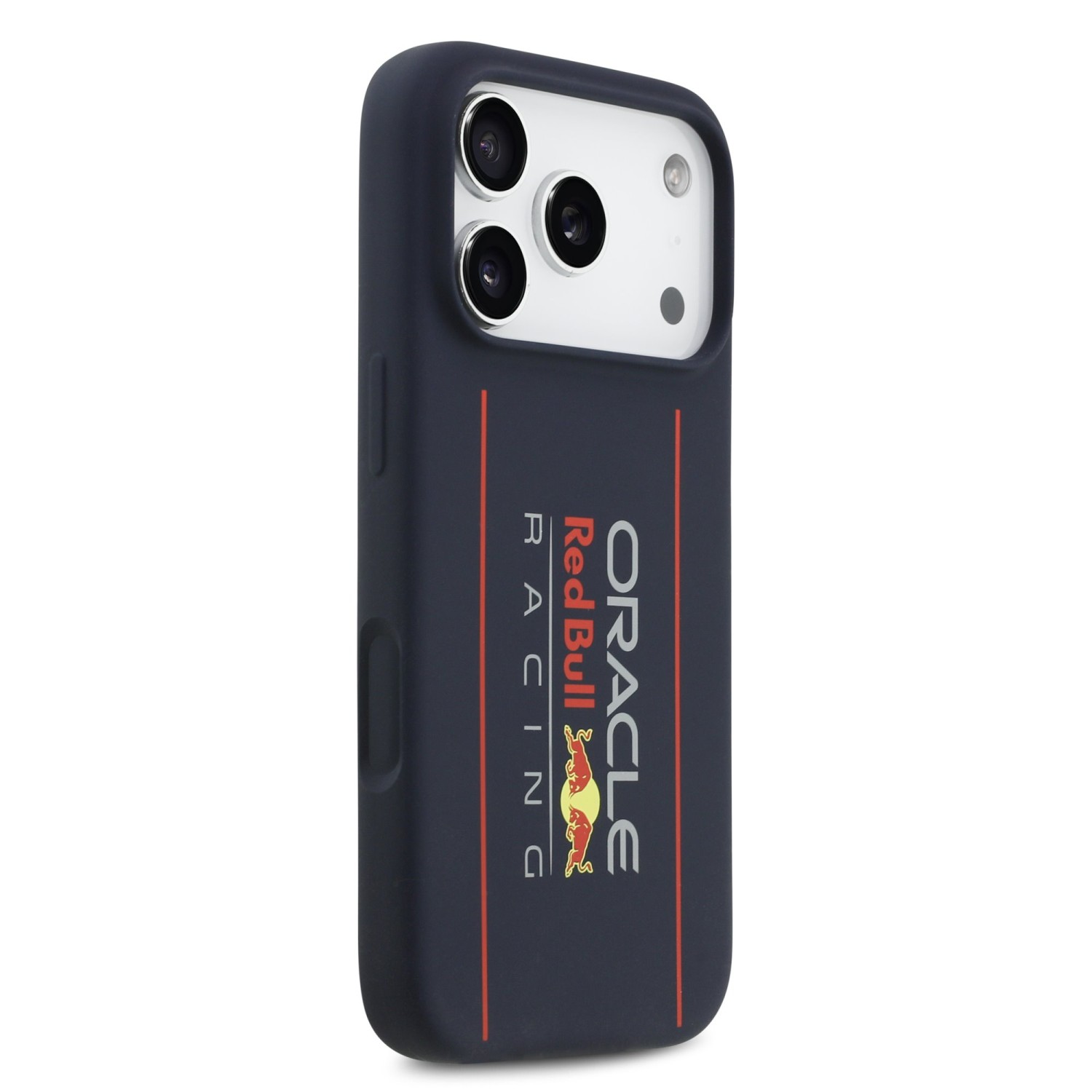 Red Bull Silicone Vertical Logo MagSafe Zadní Kryt pro iPhone 17 Pro Max Navy