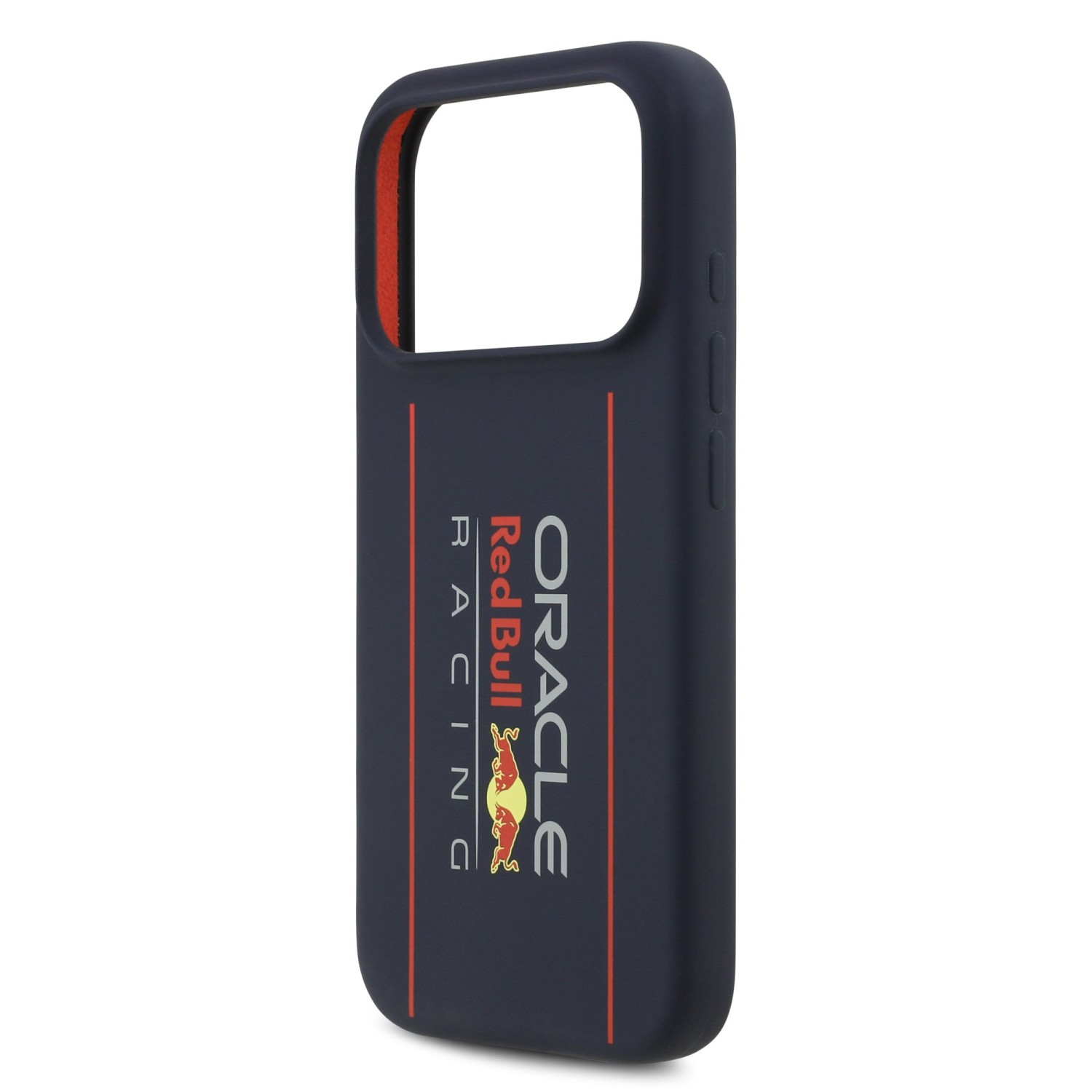 Red Bull Silicone Vertical Logo MagSafe Zadní Kryt pro iPhone 17 Pro Max Navy