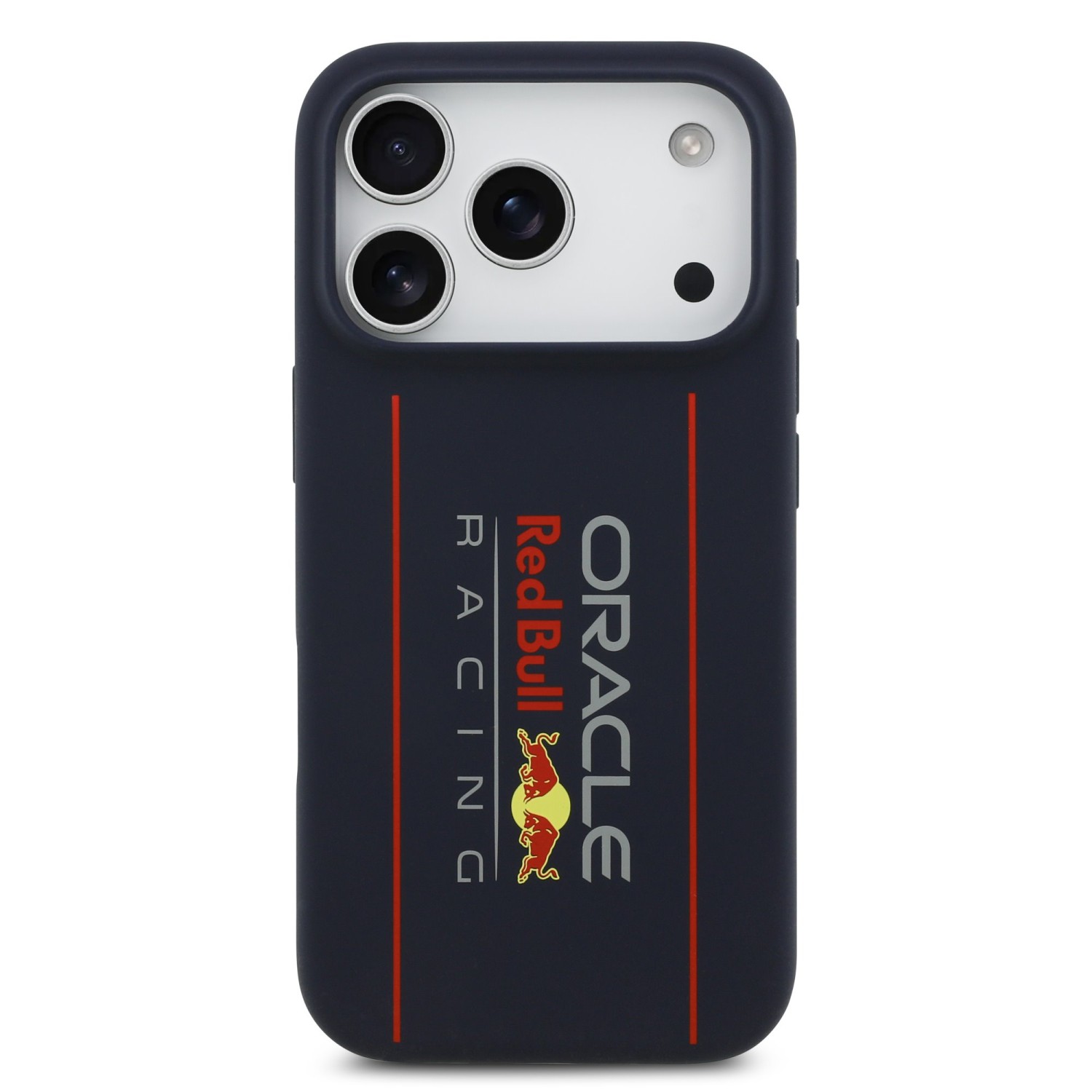 Red Bull Silicone Vertical Logo MagSafe Zadní Kryt pro iPhone 17 Pro Navy